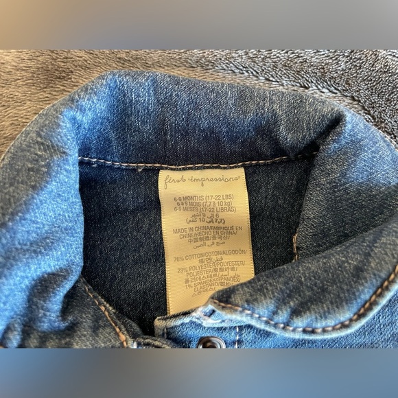 Bundle of Jean jacket, skirt and warm leggings and headband size 6-12 months - Picture 8 of 8